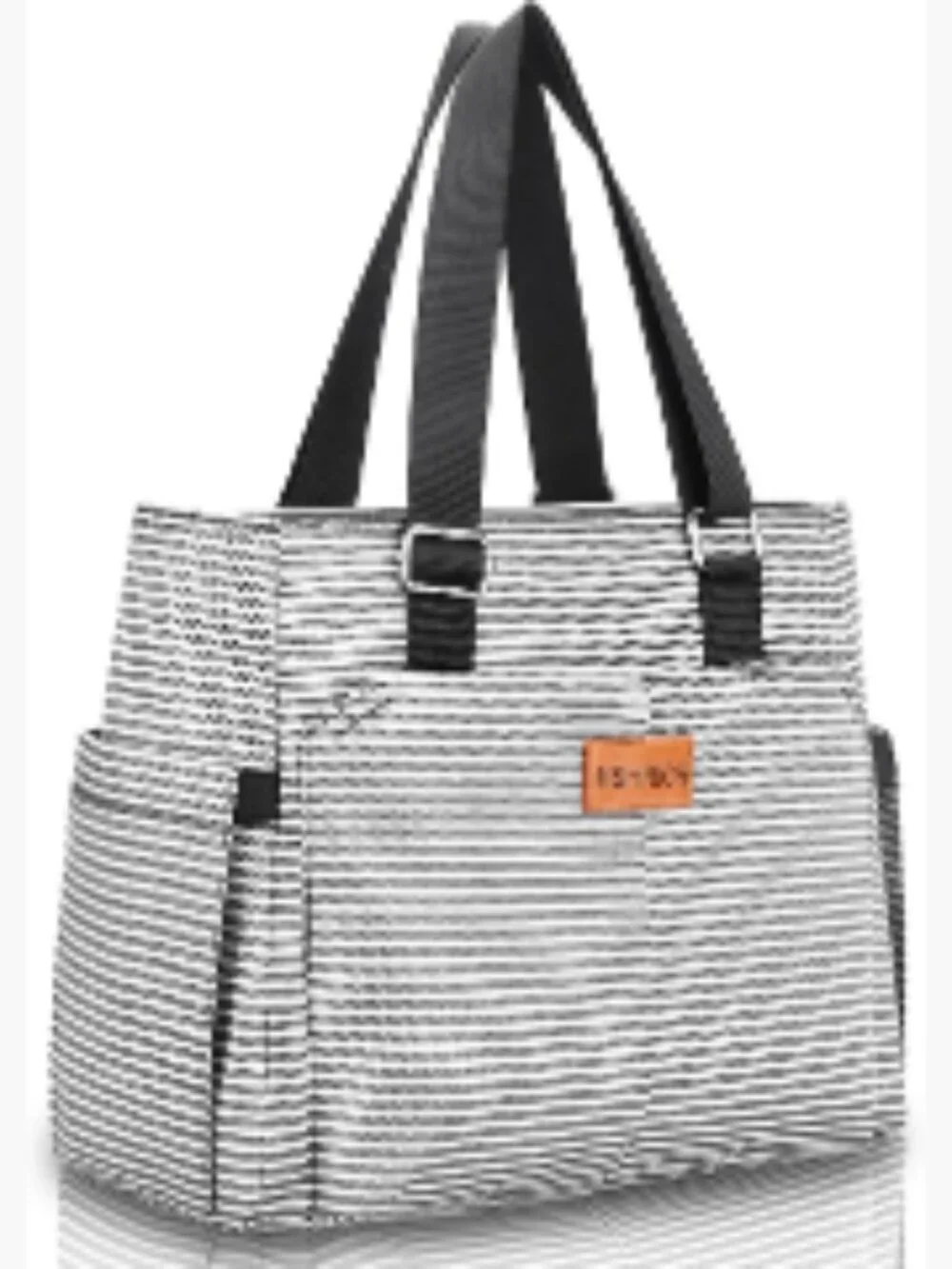 Insulated Lunch Bag Large Tote with Waterproof Liner & Adjustable Strap